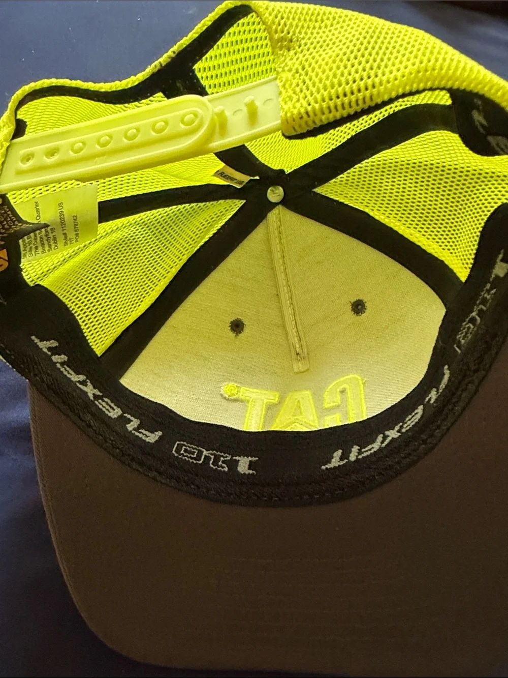 Caterpillar Brown & Yellow CAT Logo Mesh Trucker Hat